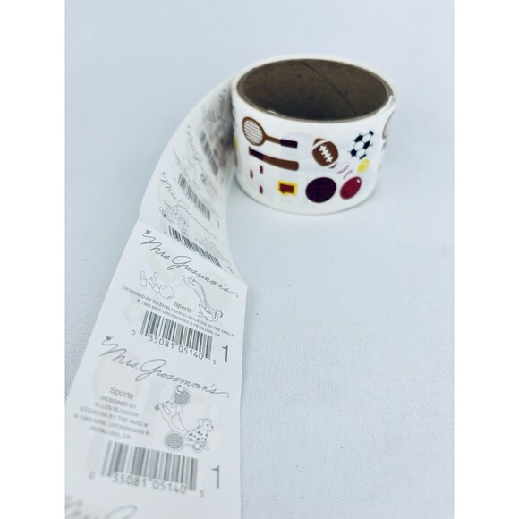 Vintage 1983 Sports Mrs. Grossman's Stickers Roll Scrapbooking Football‎ Soccer - Picture 6 of 7